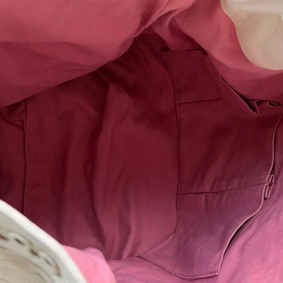 Ivory Isabella Fiore ruched brass grommets studded large leather hobo bag

- - Picture 12 of 16